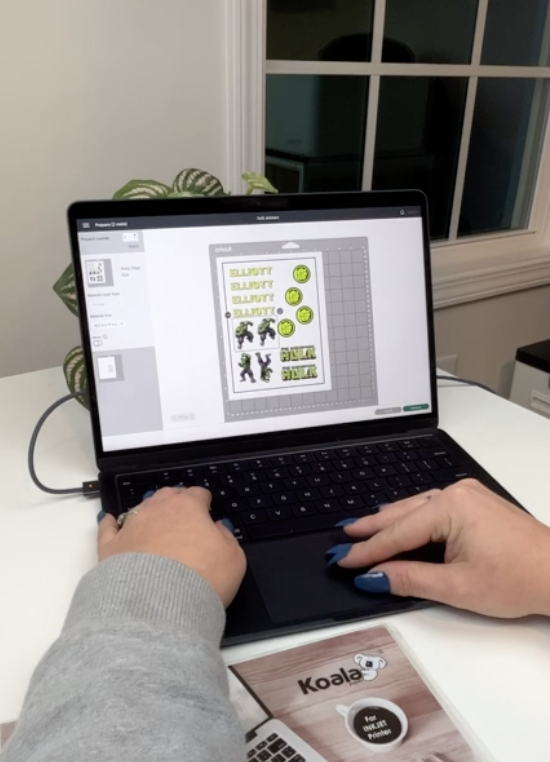 How to Make Cricut Print then Cut Stickers - Beginners Guide